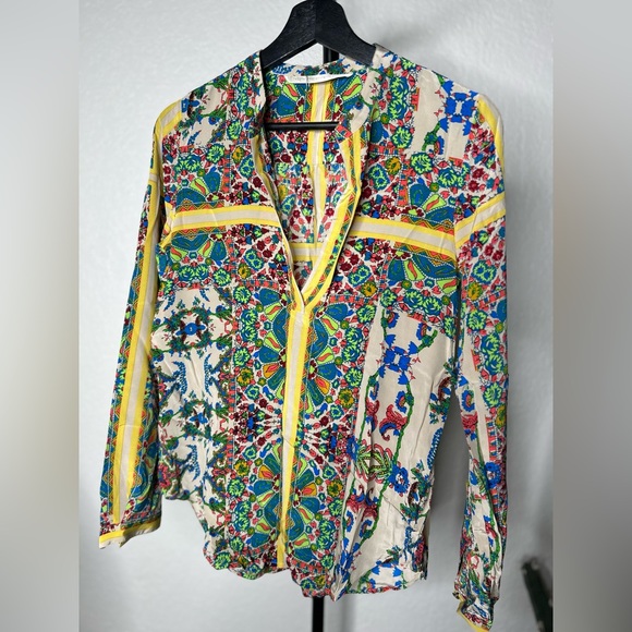 Twelfth Street by Cynthia Vincent Other - Twelfth Street by Cynthia Vincent 100% Silk Multicolor Blouse